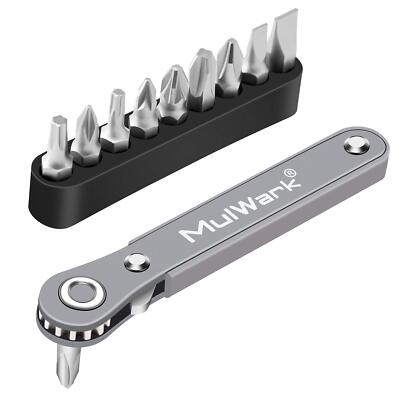 11 piece 1/4 low profile right angle ratchet wrench screwdriver wrench set