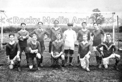 Evv-80 Football, Kingham F.C., Kingham, Oxfordshire 1922. Foto