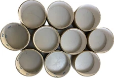 3”D x 2”W Lot of 10 Empty Cardboard Parcel Tape Rolls Tubes Arts Craft Projects