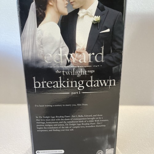 BARBIE PINK LABEL Twilight Saga BREAKING DAWN Pt 1 EDWARD w Stand COA MATTEL NIB - Picture 7 of 12