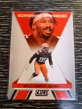 2021 Score Football - Game Face - #GF8 Myles Garrett - Browns 5AB