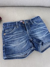 Levi  s Shorty Short Blue Jeans Girls Shorts Size 7 REG