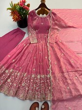 Indian Bollywood Wedding Anarkali Salwar Suit Pakistani Party Ready Made Dress