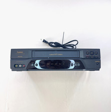 Symphonic 4 Head VCR Video Cassette Recorder Model SL2860 FOR PARTS READ DESC.