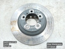 Disque de frein Audi GT