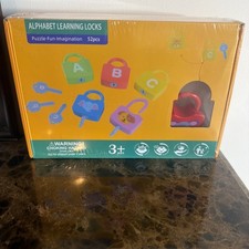 Alphabet Learning Lock Toy Set - Educational Game