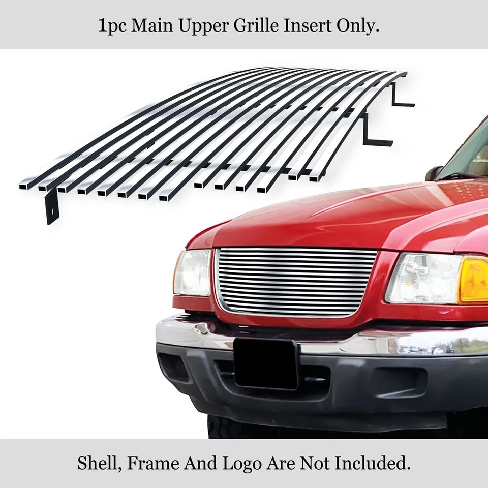 Fits 01-03 Ford Ranger XLT 4WD/Ranger Edge Main Upper Billet Grille - Imagem 2 de 4