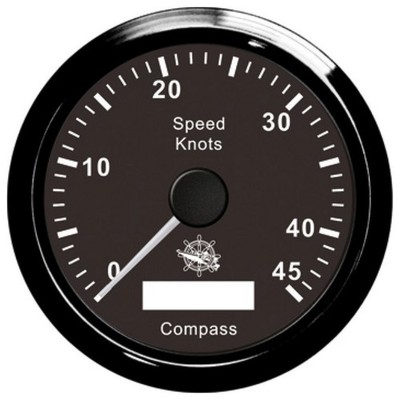Osculati Black/Black GPS Compass Log - 1 PC - 27.780.02 - 2778002