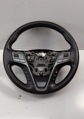   13-18 HYUNDAI SANTA FE SPORT STEERING WHEEL BLACK LEATHER OEM 56130-2W000 OEM