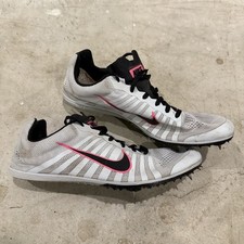 New Nike Zoom D Distance Track Platinum-Pink 819164-002 Men's Size 10