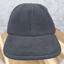 Vintage LL Bean Hat Cap Trapper Hat L/XL Black Fleece Lined Wind Pro Mens