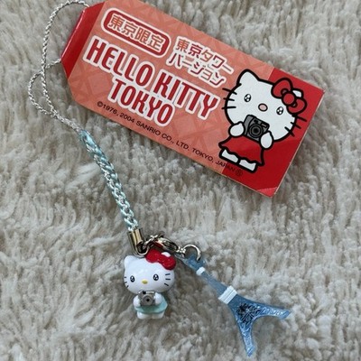 Vintage Sanrio 2004 - Hello Kitty Tokyo Tower Gotochi Charm/Strap