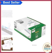 Security Envelopes 500 Count Self Adhesive Seal 20lb White Paper 6-1/2 x 3-5/8