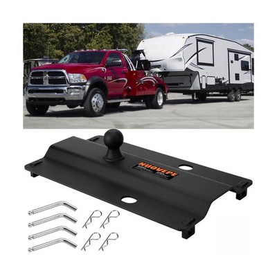 5th Wheel to Gooseneck Adapter Fits Industry-Standard 5th Wheel Rails, Goosen...