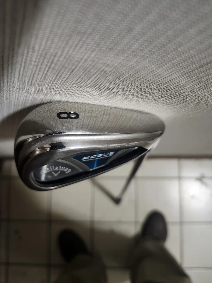 LADIES CALLAWAY ROGUE SINGLE 8 IRON ALDILA LADIES GRAPHITE SHAFT EXCELLENT COND. - Image 2 of 4