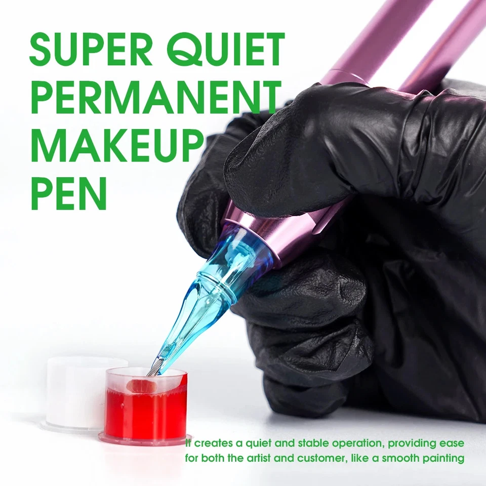 Máquina de tatuaje inalámbrica pluma para maquillaje permanente pluma cejas labios artista del tatuaje Foto 4 de 4