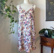 NWT Roxy Time After Time Dress in Tapioca Delighted Floral Dress Medium