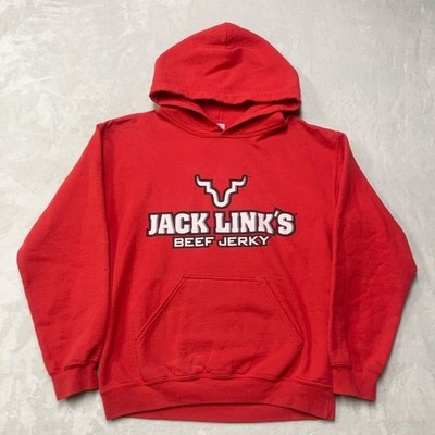 Rare Jack Link's Beef Jerky Sasquatch Promo Hoodie Graphic Pullover Mens Small
