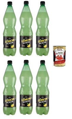 Lemonsoda   Italienische Zitronenlimonade aus Sizilien 6x1L +Polpa