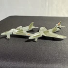 Vintage Dinky Meccano England 734 Surf Marine Swift & 736 Hawker Hunter