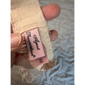 Agent Provocateur Ambrose Underwire Silk Sheer Bra 36D Pink Luxury Sexy Intimate