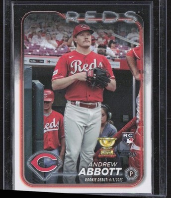 2024 Topps Update Andrew Abbott Rookie Cincinnati Reds #US304