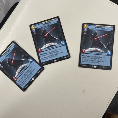 x3 Darth Vader Twilight Of The Apprentice 37 LOF SWU Legends Force PLAYSET Einheit