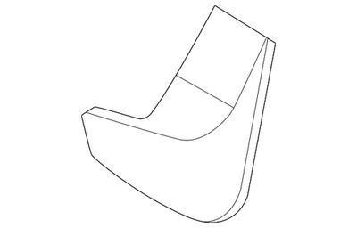 Genuine Nissan Mud Guard 93882-9BU0A