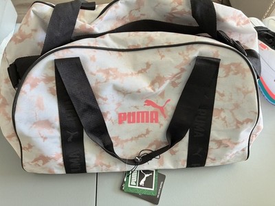 PUMA SPORTS  TIE-DYE DUFFEL GYM BAG EXTERIOR ZIP WITH ADJUSTABLE STRAP 