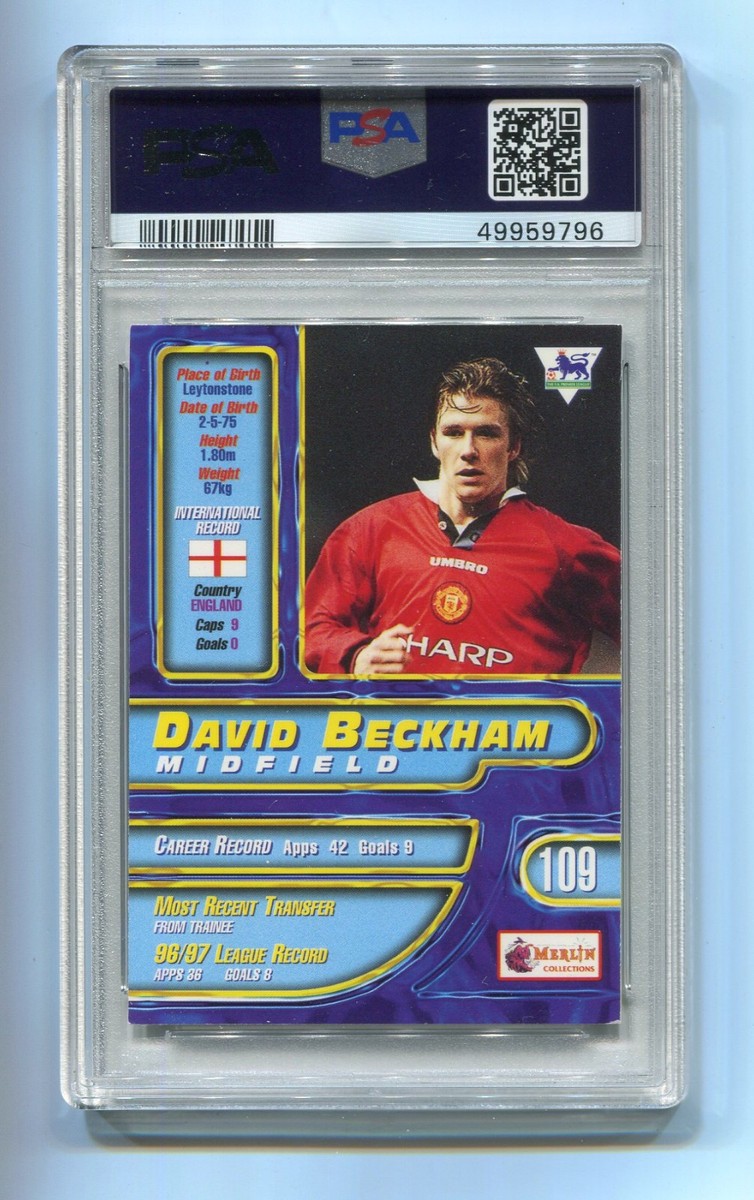 1997-98 Merlin Premier Gold - David Beckham #109 for sale online