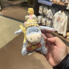 2025 Shanghai Disney Winter Winnie the Pooh Eeyore plush bag charm