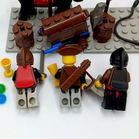 LEGO Castle Wolfpack Bandits 6038 Minifigure 3 Figures Parts Vintage 1993