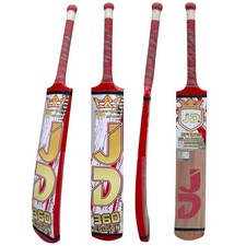 Jd 360 Tape Ball Cricket Bat Wood Tennis Soft Tapeball Full Size Adult Handle