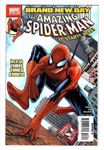 Amazing Spider-Man #546 VF/NM Marvel 2008 Brand New Day COMBINED SHIPPING!