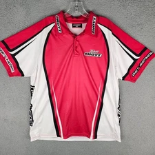 Hoyt Archery Shooter Polo Shirt Mens XL Red Get Serious Short Sleeve Performance