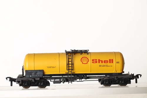 Roco H0 4-achsiger Kesselwagen 076 5 354-6 der DB Shell gelb  3 Puffer (352448) | Condition: Gebraucht