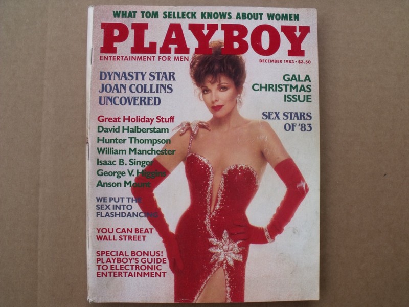 VINTAGE PLAYBOY DECEMBER 1983 JOAN COLLINS -