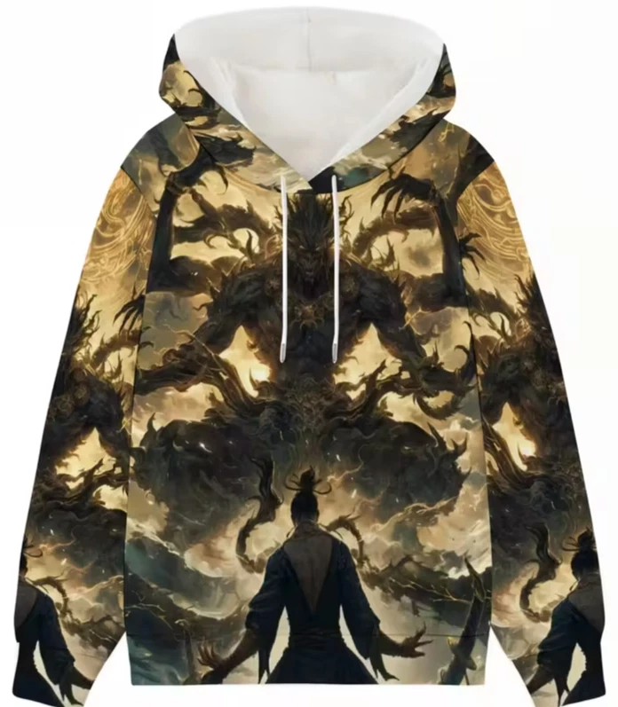 Men's Colorful Sweatshirts Hoodie long sleeve oversized BIG size 2XL