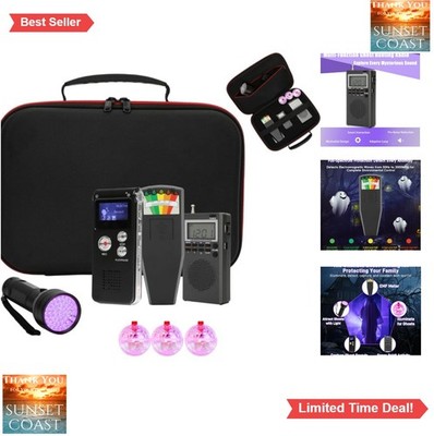 Ghost Hunting Equipment Kit 8 Pcs EMF Meter EVP Recorder Spirit Box UV