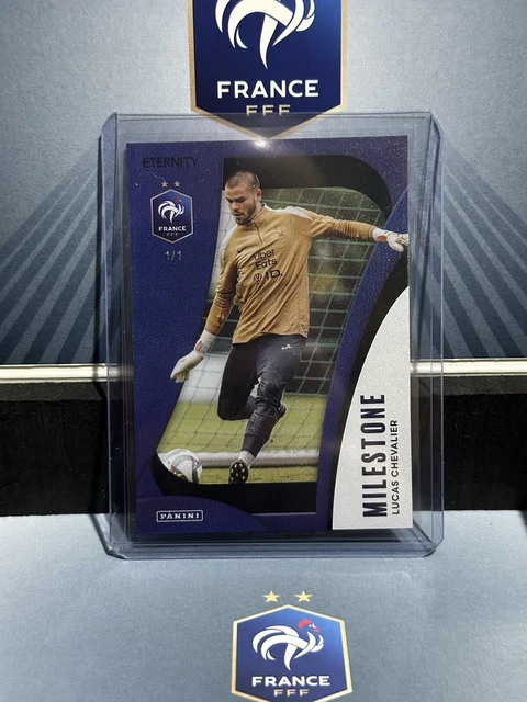 Lucas Chevalier One Of One 1/1 Milestone Panini Eternity Blue Edition 2025
