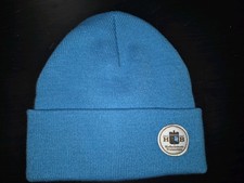 NEU Hofei Strickm&uuml;tze Hofbr&auml;uhaus Traunstein Bier Werbung blau