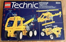 1980s Vintage Lego Technic BUNDLE - Sets 8034, 8064, 8854 - Read Description