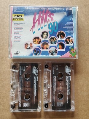 2 x MC DIE INTERNATIONALEN SUPERHITS 90 DOUBLE  KASSETTE MC 1990 BMG