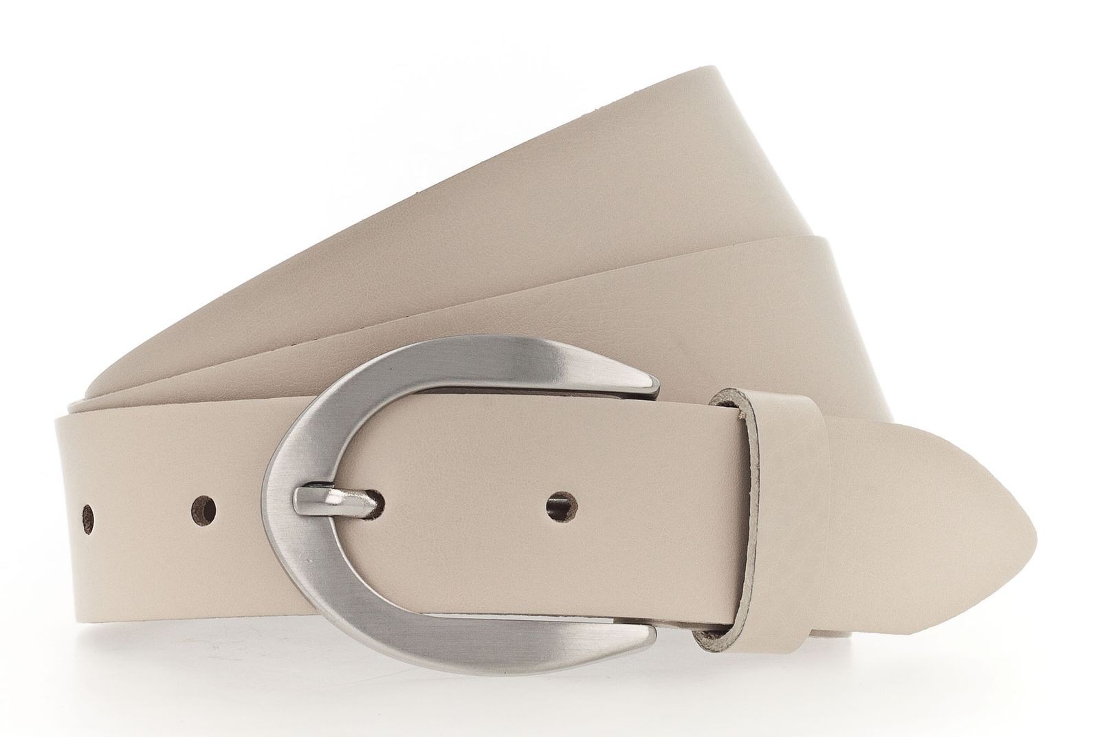 Vanzetti 30mm Full Leather Belt W95 Vanille