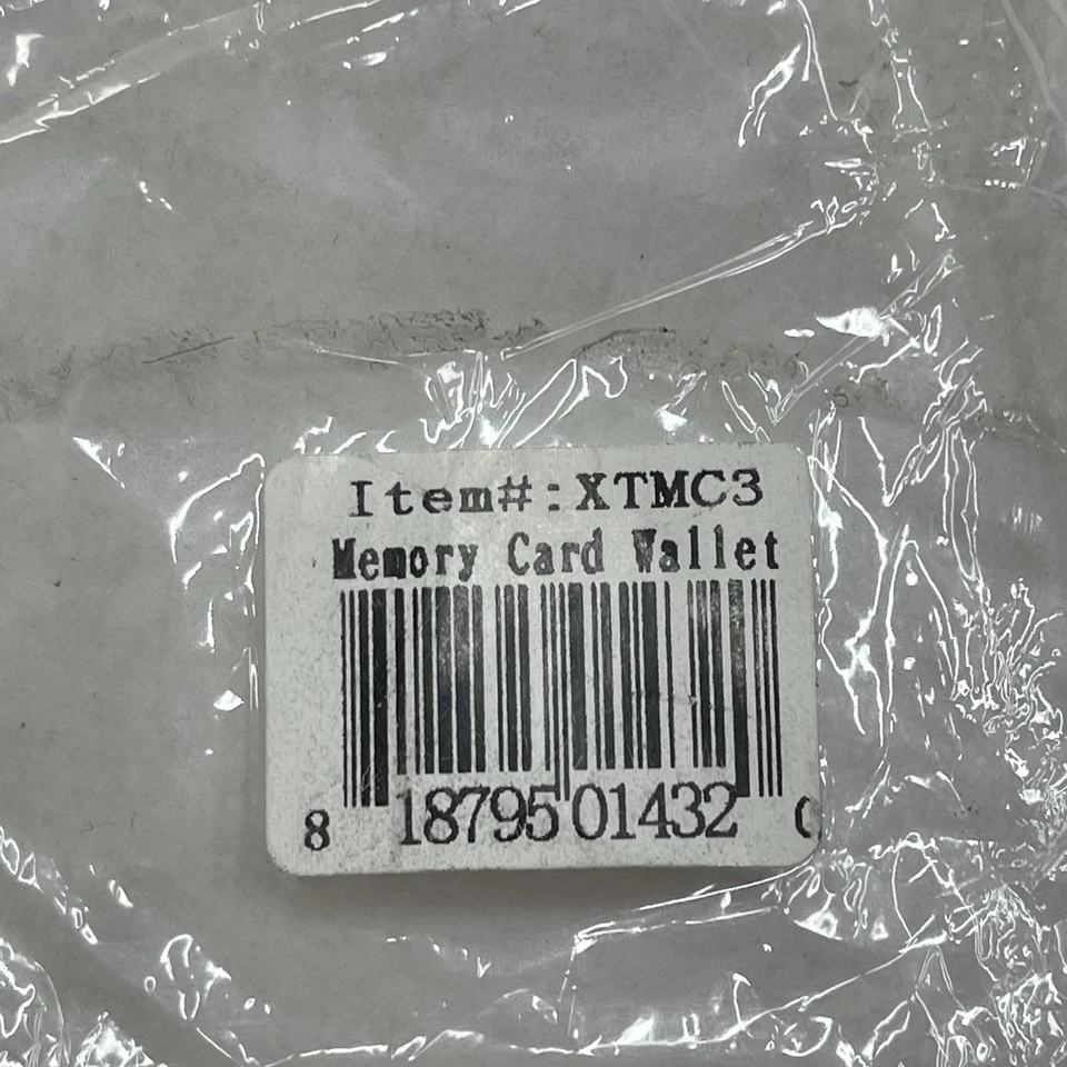 XIT Soft Travel Case Memory Card Storage Wallet Black Foldable SecureDigital - Image 4 of 4