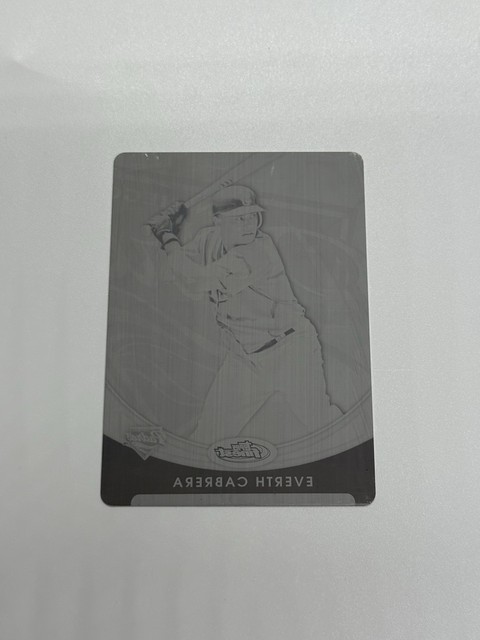 2010 Topps Finest Everth Cabrera 1/1 Black Printing Plate Padres TRUE 1of1