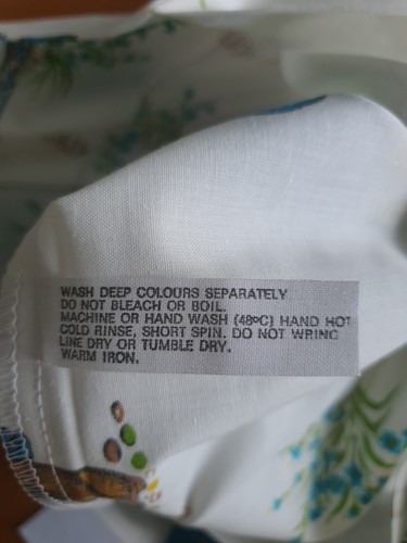 Vintage HOLLY HOBBIE Cotton Pillowcase NEW /OLD Unused Pillowslip - Picture 6 of 7