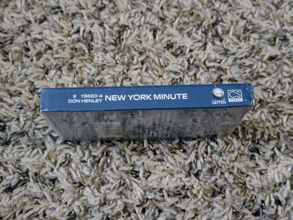 Cassette Tape ~ Don Henley New York Minute ~ Single Geffen Foto 3 de 3