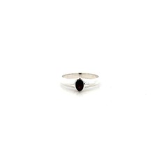Sterling Silver Oval Garnet Ring Stone 4 x 6mm 