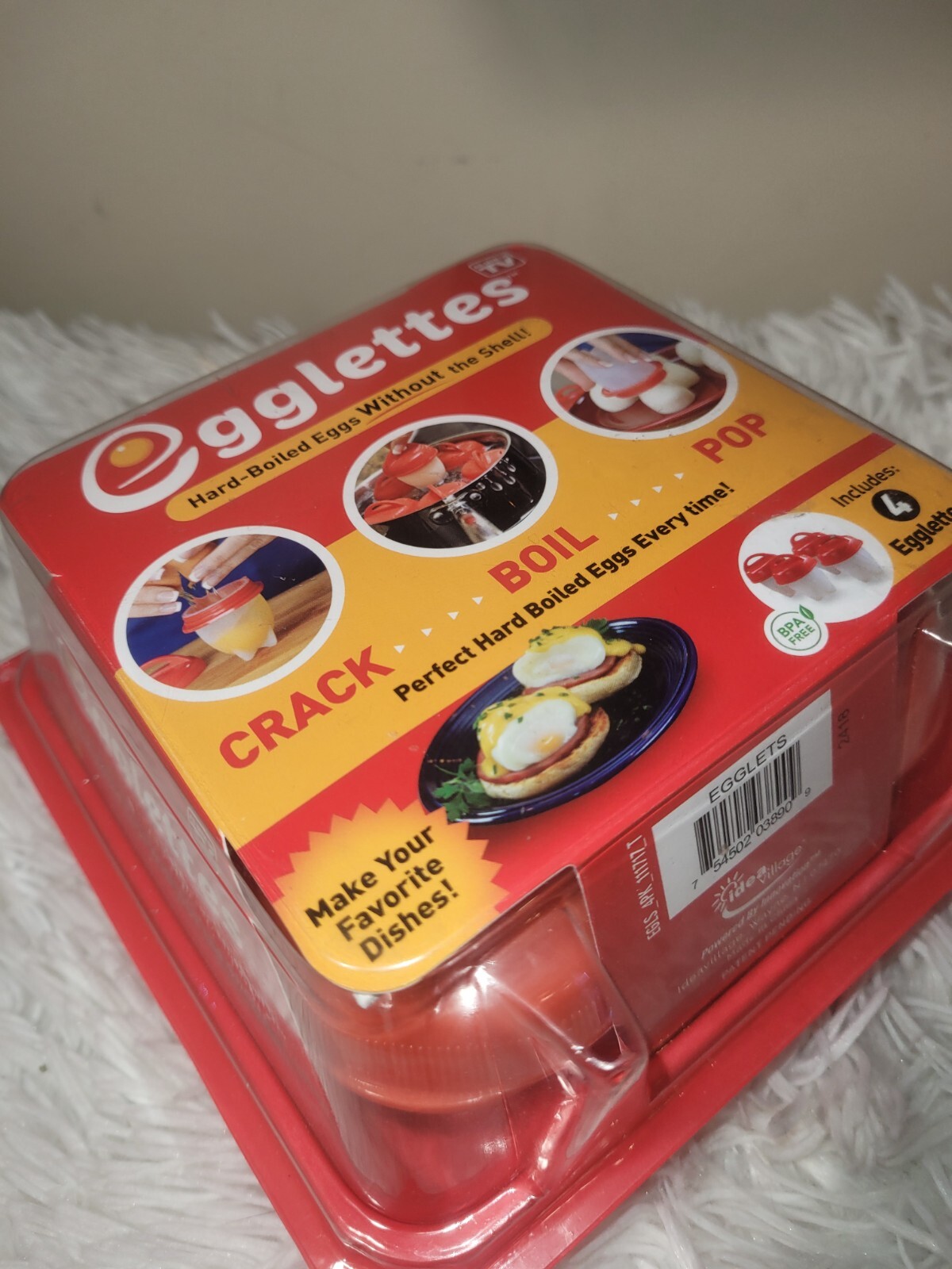 Kitchen Gadget Cooker 4PCS Food grade Silicone Egg Boiler Hard Boiled